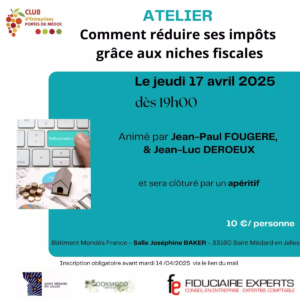 20250417-ATELIER NICHES FISCALES (Publication LinkedIn)